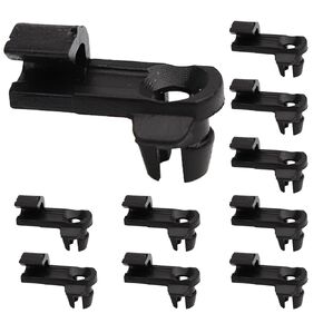 69759-0C010 Hood Clips, 10-Pack Hood Safety Catch Snap Compatible with Toyota Sequoia 2001 to 2020 Year,Replacement Parts for Tundra 2000 to 2013 Year