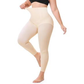 Nebility Thigh Slimmer Capri Shapewear Tummy Control Butt Lifting Shapewear Light Shaping Underwear