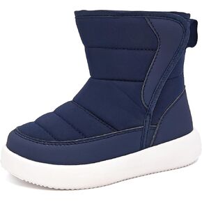 Umerigo Toddler Snow Boots Kids Girls Boys Winter Lightweight Waterproof Warm Fur Lined Boots for Toddler Little Kids