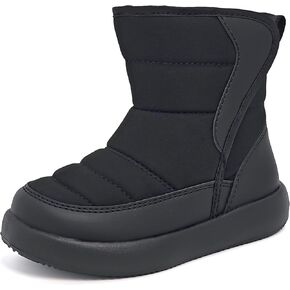 Umerigo Toddler Snow Boots Kids Girls Boys Winter Lightweight Waterproof Warm Fur Lined Boots for Toddler Little Kids