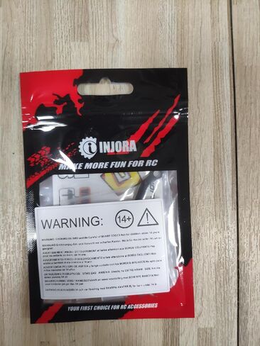 INJORA Brass Steering Links for FMS FCX24 Power Wagon Mud Racer 1/24 Upgrade Part（Black） in Saudi Arabia