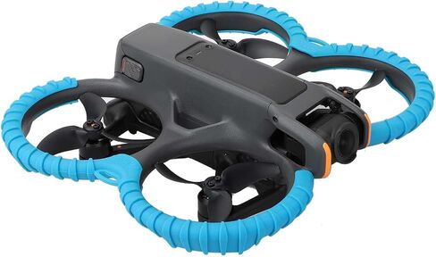Avata 2 واقي حماية المروحة، دعامة مضادة للتصادمات من السيليكون حلقة غطاء حماية لملحقات DJI Avata 2 in Kuwait