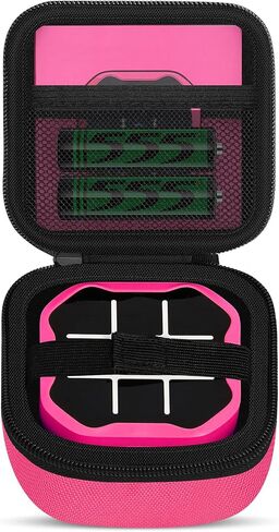Roseliya Case Compatible wtih Giiker Tic Tac Toe Bolt Game - Durable Travel Bag for Giiker Infinite Tic Tac Toe Electronic 3-in-1 Puzzle Console and Accessories- Pink in Saudi Arabia