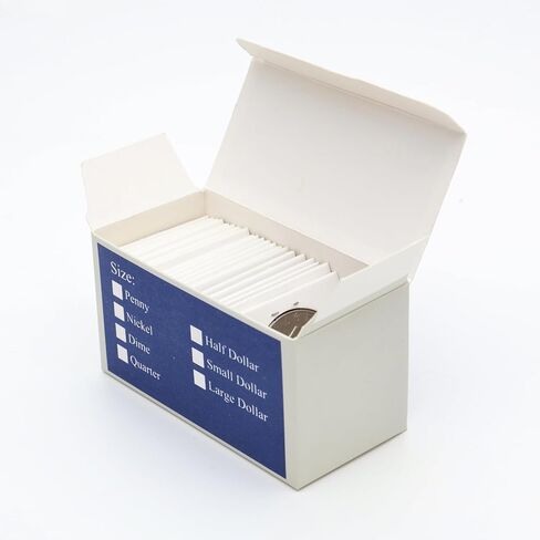 Boen 100 Pcs Coin Flips for Penny Premium 2x2 Coin Holders in Saudi Arabia