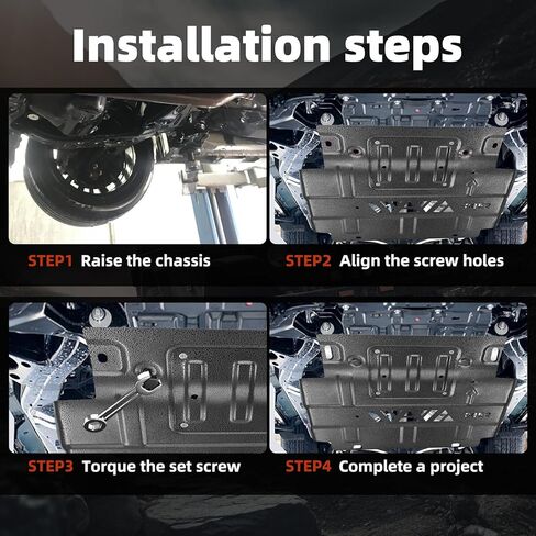 2024 Upgrade FL3Z-5D032-D Engine Splash Guard Shield Compatible with 2015-2022 Ford F-150 2.7L 3.3L 3.5L 5.0L, Lower Front Splash Shield Replacement # FL3Z-5D032-E, FL3Z-5D032-A in Kuwait