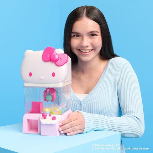 Hello Kitty and Friends، آلة مخلب مقاس 12 بوصة مع 8 شخصيات صغيرة قابلة للتجميع - منتج سانريو مرخص رسميًا من Jazwares (حصريًا لأمازون) in Saudi Arabia