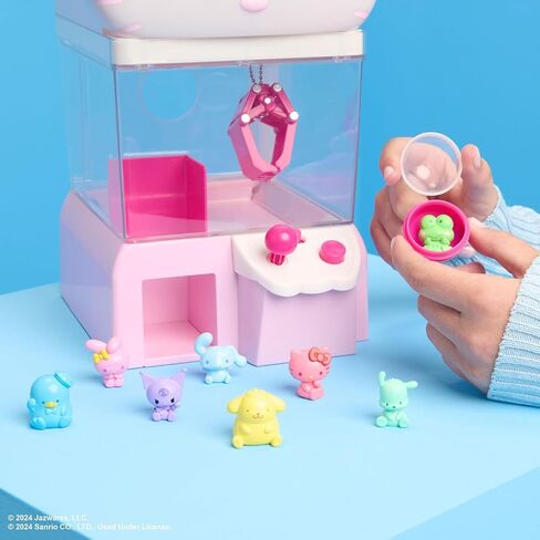 Hello Kitty and Friends، آلة مخلب مقاس 12 بوصة مع 8 شخصيات صغيرة قابلة للتجميع - منتج سانريو مرخص رسميًا من Jazwares (حصريًا لأمازون) in Saudi Arabia