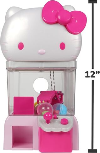Hello Kitty and Friends، آلة مخلب مقاس 12 بوصة مع 8 شخصيات صغيرة قابلة للتجميع - منتج سانريو مرخص رسميًا من Jazwares (حصريًا لأمازون) in Saudi Arabia