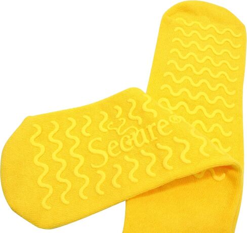 Ultra Soft Non-Slip Grip Slipper Socks - Fall Injury Prevention Hospital Sock All Around Tread Pattern in Saudi Arabia
