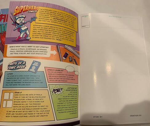 DYI "Superheroes" and "Funny" DIY Comic Book Bundle - 3+ Years in Saudi Arabia