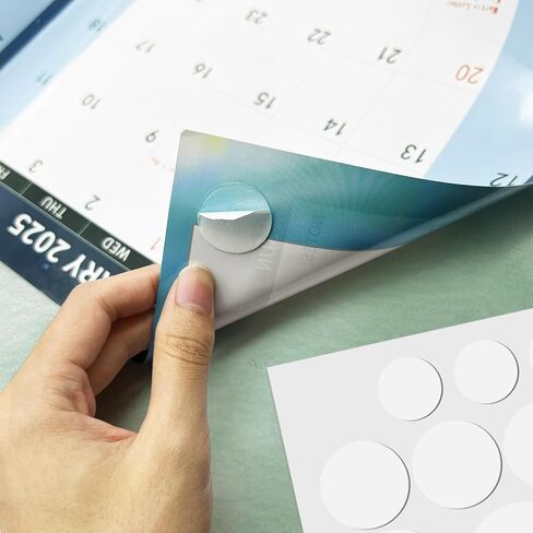 32" x 48" 2025 Wall Calendar Large Dry Erase Calendar for Wall Erasable Laminated 12 Month Wall Planner Yearly Annual Calendar Reversible Horizontal/Vertical Office Classroom Home Blue in Saudi Arabia