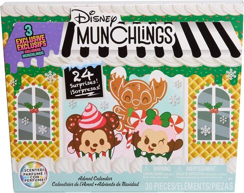 Just Play Disney Munchlings Advent Calendar مع تغيير الألوان والأشكال المعطرة، 31 قطعة، ألعاب للأطفال للأعمار من 3 سنوات فما فوق in Saudi Arabia