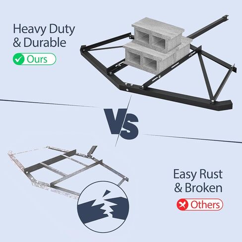 GAOMON Driveway Drag 66" Width, Driveway Drag Grader w/ 3 Sets Adjustable Bolts & 2 Reinforcement Bars, Tow Behind Drag Harrow with Pin-Style Hitch, Garden Lawn Tractor Driveway Grader for ATVs, UTV in Saudi Arabia