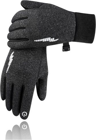 Duoyeree Kids Winter Gloves Warm Touchscreen Windproof Water Resistant Soft Lining Cycling Skiing Gloves for Boys Girls in Kuwait