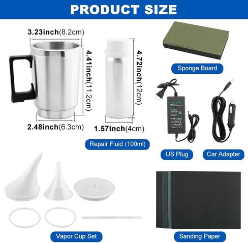 Car Headlight Restoration Kit, Auto Headlight Lens Polish Repair Kit Atomizing Cup Headlight Renovation Tool Auto Restore Kit, Headlight Restoration Wipe & Washer Kit in Kuwait