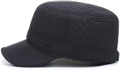 FASHIXD Winter Hats with Earflaps for Men Military Cadet Hat Baseball Cap Hunting Trapper Hat for Cold Weather in Kuwait