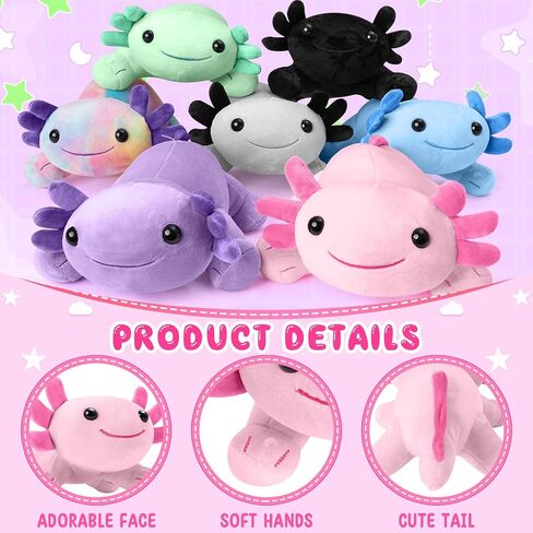 Axolotl Plush Toy,Soft Cute Axolotl Stuffed Animal Plushies,Axolotl Stuffed Animal Toy for Kids, Cute Plushies Axolotl Pillow Doll.Pink in Saudi Arabia