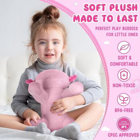 Axolotl Plush Toy,Soft Cute Axolotl Stuffed Animal Plushies,Axolotl Stuffed Animal Toy for Kids, Cute Plushies Axolotl Pillow Doll.Pink in Saudi Arabia