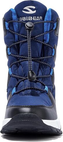 HOBIBEAR Kids Snow Boots Boys Girls Mid Calf Waterproof Warm Faux Fur Lined Insulated Winter Shoes(Toddler/Little Kid/Big Kid) in Saudi Arabia