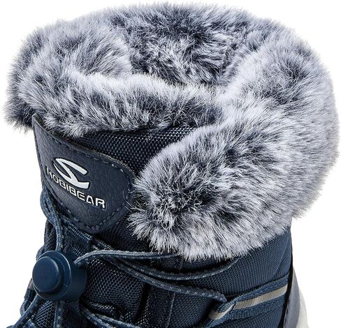 HOBIBEAR Boys Girls Toddler Snow Boots Waterproof Slip Resistant Outdoor Winter Boot Shoes(Toddler/Little Kids/Big Kids) in Kuwait