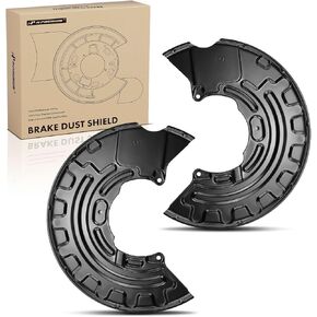 A-Premium Front Side Brake Dust Shield Compatible with Select Volkswagen, Audi and Seat Models - Passat 2005-2010, Golf 2004-2016, Eos 2007-2015, Passat CC 2009-2012, A3, TT, Leon, Toledo - 2-PC Set