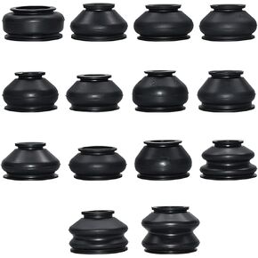 Mandark 14PCS Car Tie Rod End Boot, Rubber Automotive Turn To Rod Arm Ball Joint Head Dust Protection Cover, Vehicle Suspension Steering Parts Accessories, Universal for RV, SUV, Trucks