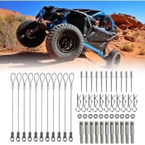 X3 Clutch Cover Pin Kit, PSLER X3 Quick Release Belt Cover Tool X3 Clutch Cover Gasket Kit Compatible with Can Am Maverick X3 2017 2018 2019 2020 2021 2022 2023