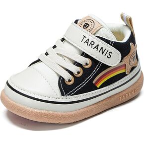 TARANIS Toddler Shoes Boys Girls Sneakers Kids Walking Shoes Canvas Strap Shoes
