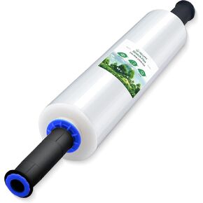 Stretch Film Roll - 1000 Ft 15 Inch Width, 60 Gauge Thickness, 2 Pack - Heavy Duty Plastic Wrap for Moving and Packaging