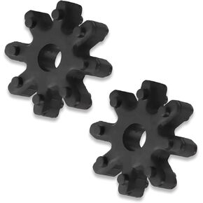 ZKFAR 4 PCS Flexible Steering Coupler Replacement, 56315-2K000FFF Steering Coupling Steering Column Motor Fits Hyundai and Kia, Automotive Power Steering Coupler Steering Column (Black)