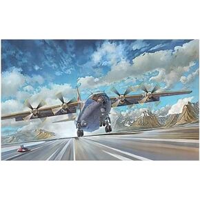 Roden AN-12BK Civil British Twin-Engine Flying Boat Airplane Model Kit