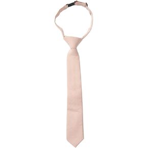 Otis & Oliver Boys Solid Color Tie Pre-Tied Kids Necktie Age 1-12 Adjustable Woven Cotton Church Wedding School Graduation