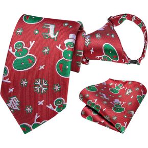 Dubulle الأولاد عيد الميلاد زيبر العلاقات عيد الميلاد ربطة العنق Pretied لصبي وجيب مربع سن 8-12 الأولاد مهرجان الحفلات in Kuwait