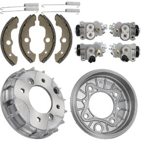 M MATI Front Brake Wheel Cylinders Drums Shoes Kit Left&Right for Honda FourTrax 300 4x4 Rancher 350 4x4 1988-2003 45330-HC5-006 45310-HC5-006 45370-HC5-971