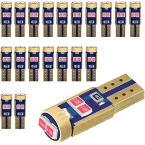 اللون الأخضر PC74 74 لمبة LED فائقة السطوع T5 2721 37 70 286 ضوء بديل للوحة العدادات، لوحة القيادة، مجموعة مؤشر التحول العنقودية، 20 حزمة