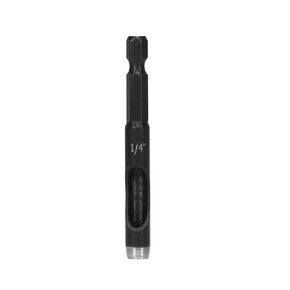 Leather Hole Punch Tool, 3/8" Dia Leather Hollow Punch Hex Shank for Drills, Carbon Steel Hole Puncher Tools Fit Leather, Plastic, and Fabric Working.