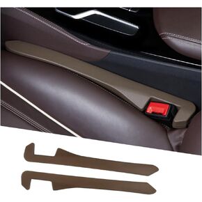 2PCS Car Seat Gap Filler,Flexible Seat Gap Organizer Between Seats for Tightly Filling Seat Gaps,Universal Car Side Seat Gap Filler Interior Car Accessories for Women & Men (Black)