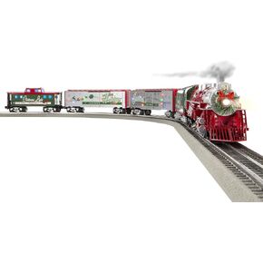 Lionel Christmas Light Express LionChief 5.0 Electric O Gauge Train Set with Bluetooth & Remote