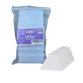 Zenitha Full Size Hot Glue Sticks Bulk,100-Pack, 4" x 0.43", Clear All-Temp Glue Gun Sticks for Art, Craft, DIY