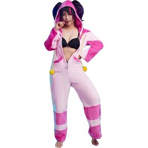 Street Fighter 6 Officially Licensed Juri Cosplay Costume Jumpsuit Costume Onesie Pajamas Homewear