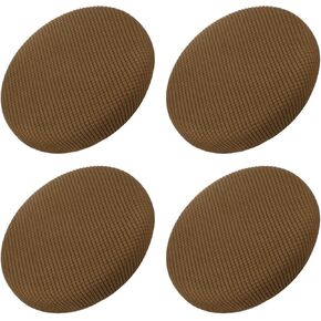 uxcell 4pcs Upgraded Round Bar Stool Covers, Round Chair Covers Dia.12-14", Round Chair Seat Cushions for Chairs Stool Slipcovers Beige