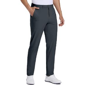 Golf Pants for Men Stretch Dress 30"/32"/34" Pants Quick Dry Lightweight Slacks Trousers for Business Casual Travel