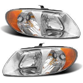 2001-2007 Dodge Caravan Headlight Assembly for 01-07 Dodge Caravan /01-03 Chrysler Voyager /01-04 Chrysler Town and Country /05-07 Town & Country (Fits Base Model ONLY)