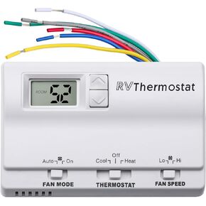83303862 Upgrade T-Stat Wall Digital Thermostat fits for Coleman Mach 8330-336 337 338 339 368 386 Heat/Cool Air Conditioner Digital Thermostat White Temperature Adjustment from 37℃ to -1 ℃