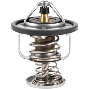 Car Thermostat, Engine Coolant Thermostats No.9091603134 for Toyota YARIS 1.0 2005-2011 Metal Silver Tone, 1 Pcs
