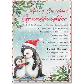 Christmas Card for Father In Law, Merry Christmas Greeting Cards with Envelope and Seal, Christmas Gift for Father In Law from Son in law, Daughter in law