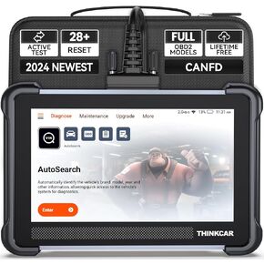 THINKCAR OBD2 Scanner, Thinkscan TK672 Bidirectional Scan Tool, 2024 Full System Automotive Diagnostic Tool, Scanner for Car with Action Test, 28 Reset, CAN FD,Free Lifetime Upgrade