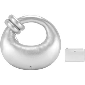 حقيبة يد علوية للسيدات من JW PEI - حامل بطاقات بسحاب كوين فضي in Kuwait