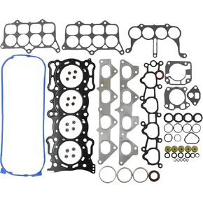 DNJ HGS219 MLS Cylinder Head Gasket Set for 1990-1995 / Honda/Accord, Prelude / 2.2L / SOHC / L4 / 16V / 2156cc / F22A1, F22A4, F22A6
