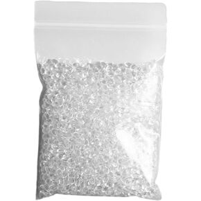 rockible Thermoplastic Beads Moldable Beads Resin Modeling Compound Polymorph Pellets Melting Pellets for Creative Activity Crafts, Clear